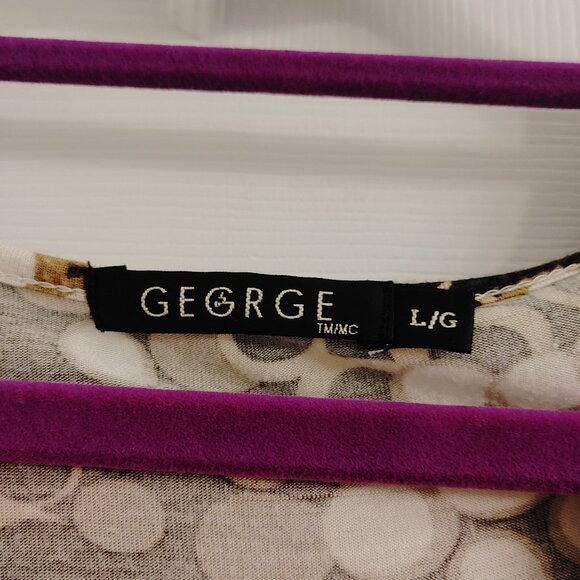 Brown Spot Wrap Dress - Picture 5 of 5